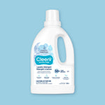 Cleenr Probiotics Laundry Detergent, package front.